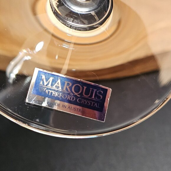 Waterford Vintage Red Wine Glasses 10" Marquis oversize burgandy fine Crystal go - Picture 3 of 8